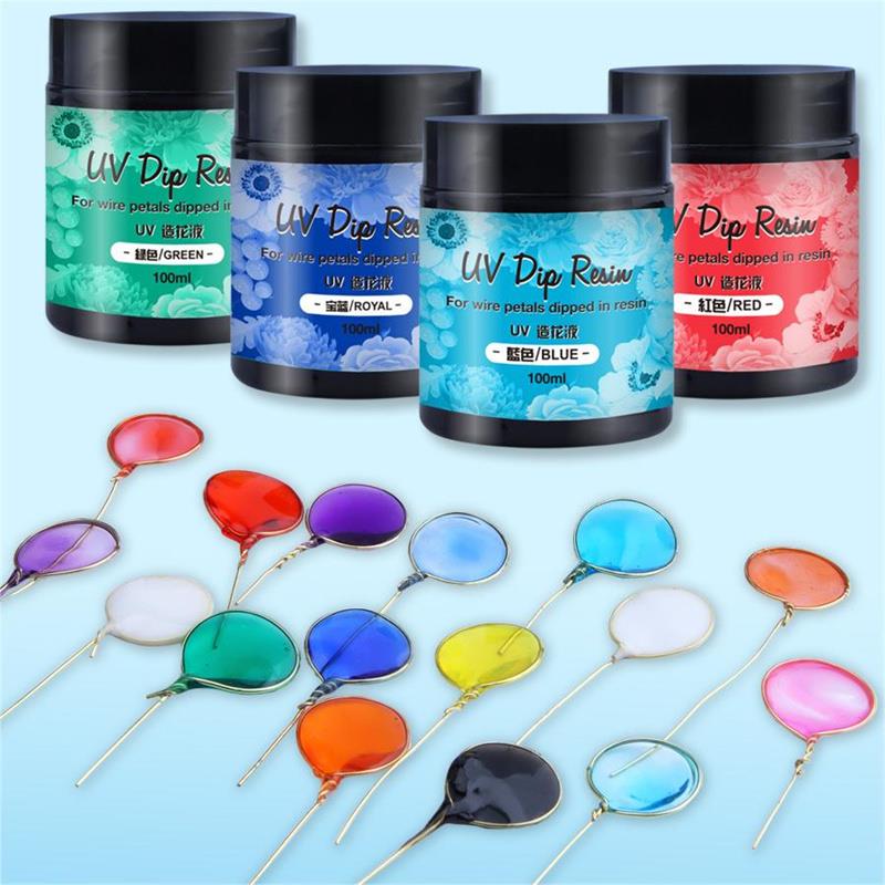 Flower Preservation Resin - 100ml UV DIP lem Resin untuk