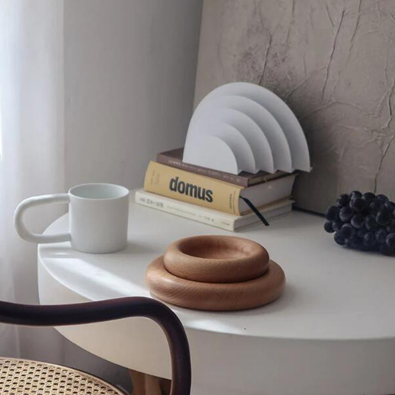 Coaster Mold Round - Beton Bulat Coaster Nampan Cetakan Penyimpanan