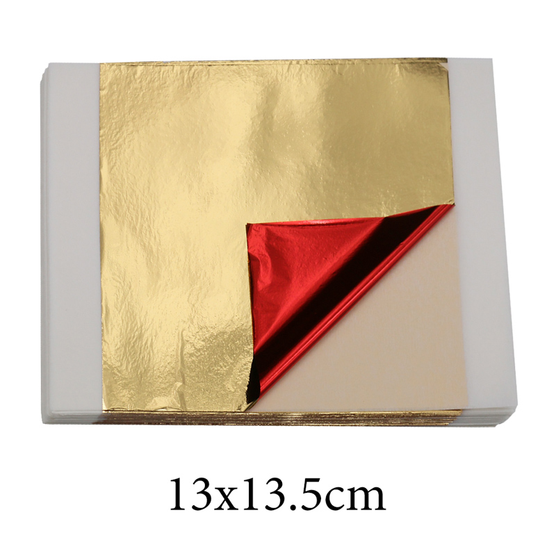 Gold Foil Flakes - 100 lembar Kertas Foil Imitasi Daun