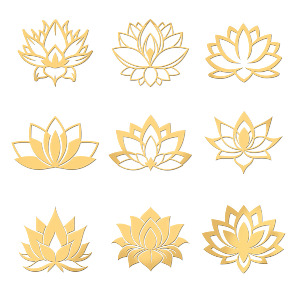 Resin Craft Material - Stiker Dekorasi Nikel Pengisi Resin Logam