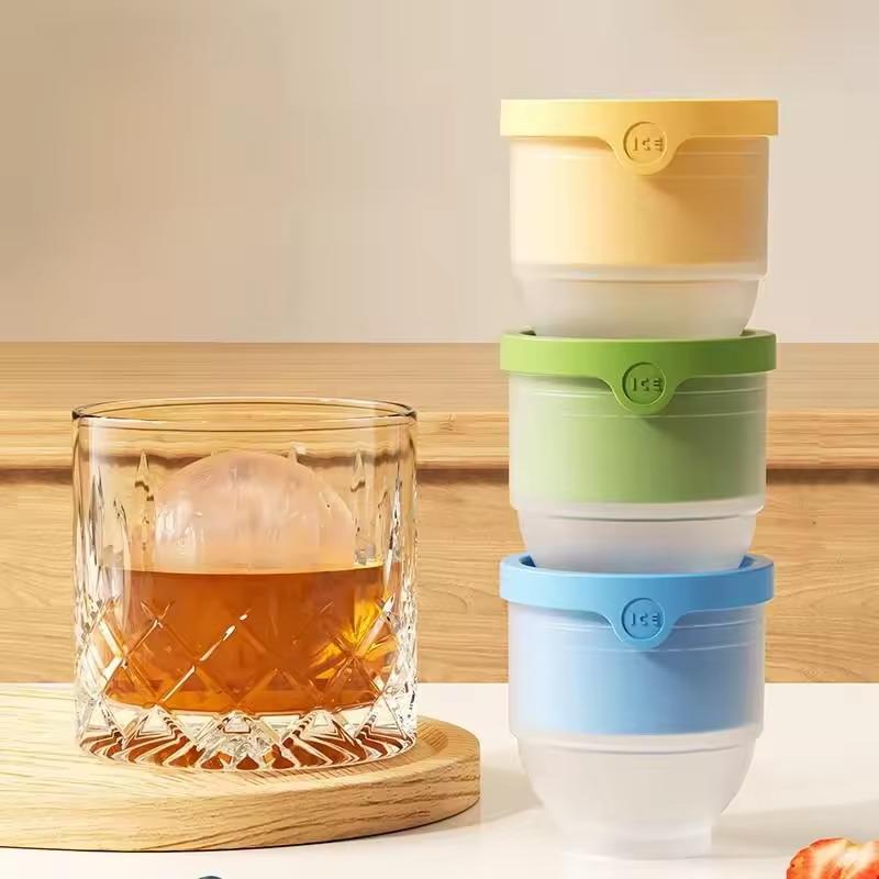 Coaster Mold Round - Cetakan Es Silikon Bulat Diameter 6cm