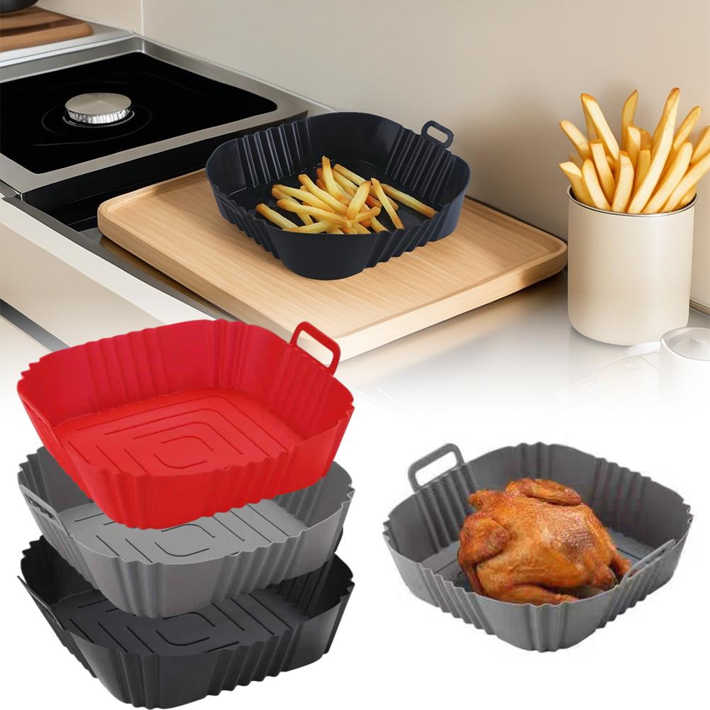 Silicone Mold Tray - Aksesori Pelapis Panci Airfryer yang Dapat