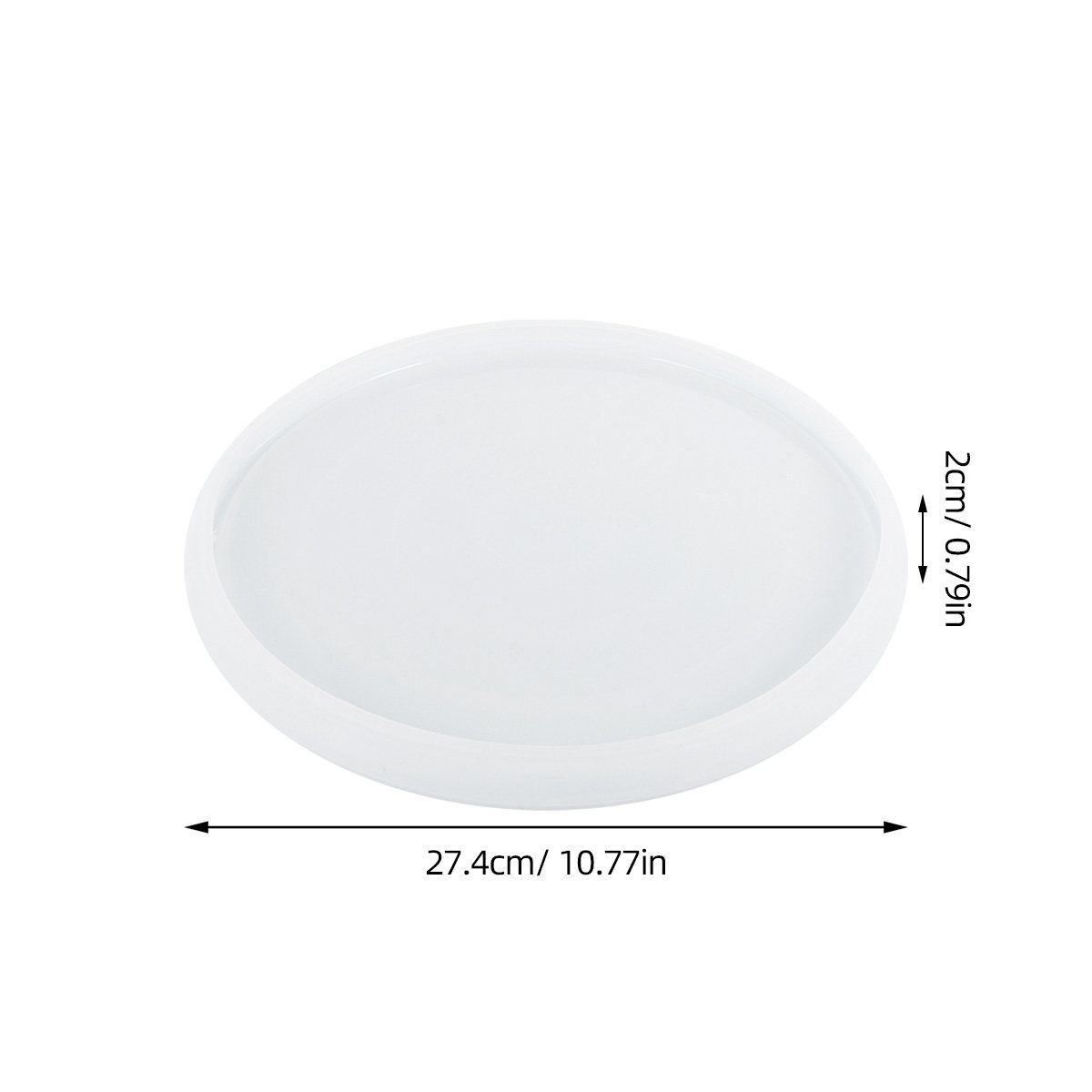 1Pcs Cetakan Piring Silikon Bu - Coaster Mold Round ulasan dan harga