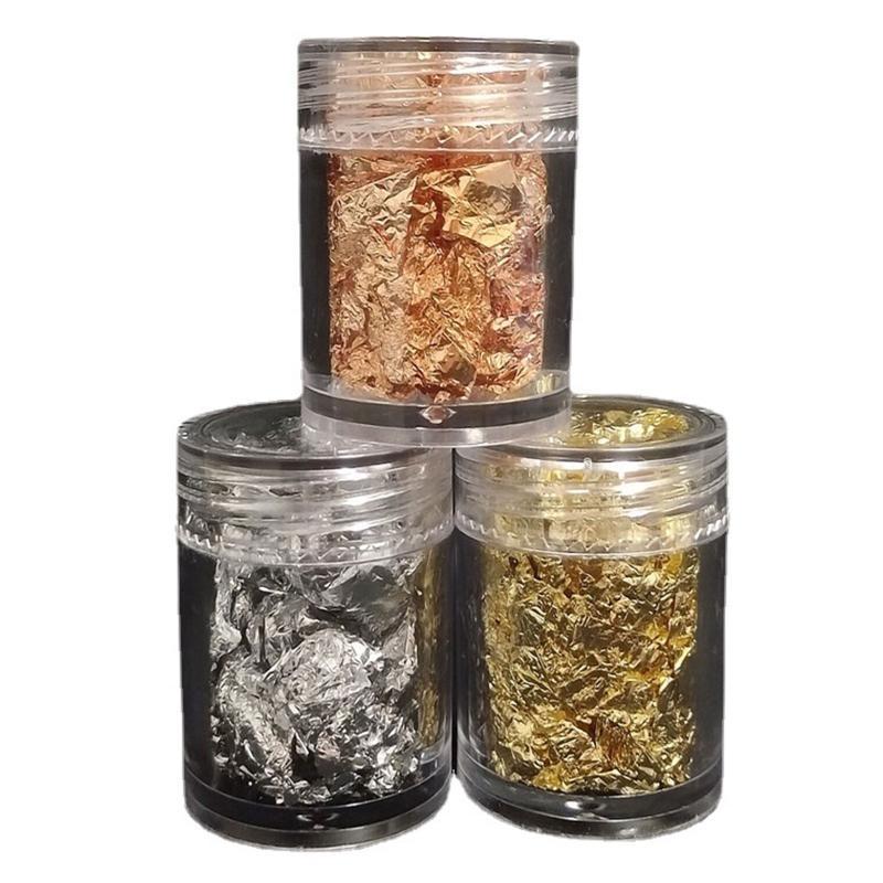 A52E Serpihan Warna Emas untuk - Gold Foil Flakes ulasan dan harga