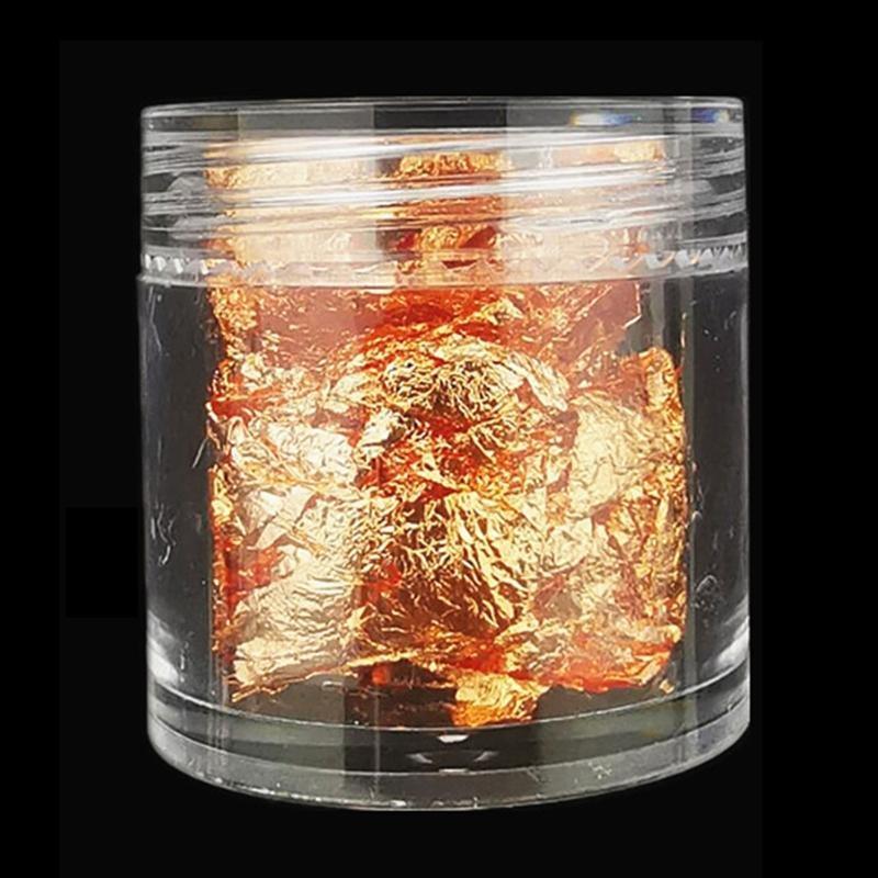 A52E Serpihan Warna Emas untuk - Gold Foil Flakes ulasan dan harga