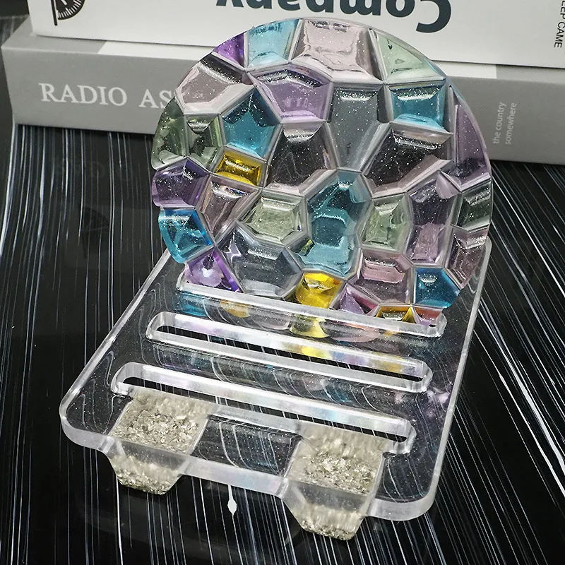 DIY Kristal Epoksi Cetakan Gel - Coaster Mold Round ulasan dan harga