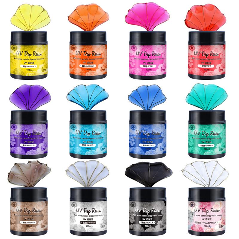 100ml UV DIP lem Resin untuk k - Flower Preservation Resin ulasan dan harga