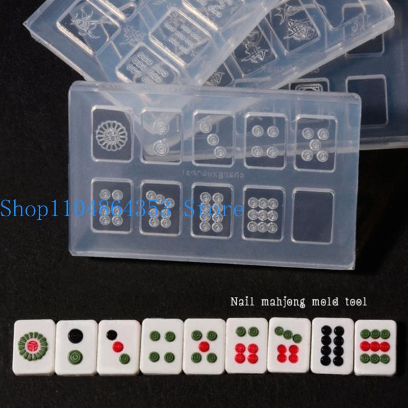4 Buah Cetakan Mahjong Kecil S - Flower Preservation Resin ulasan dan harga
