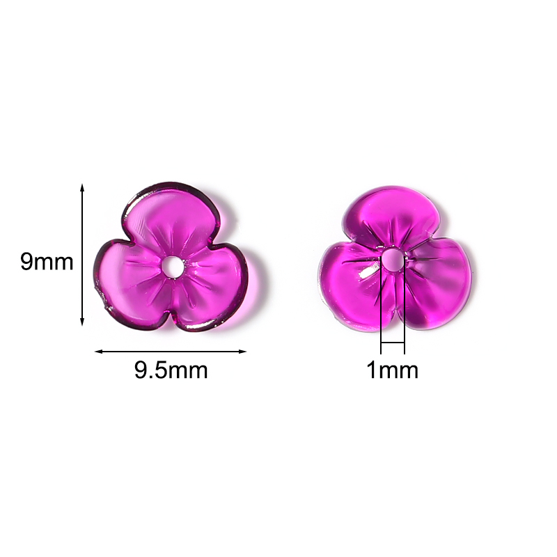 20 buah/lot manik-manik kelopa - Flower Preservation Resin ulasan dan harga