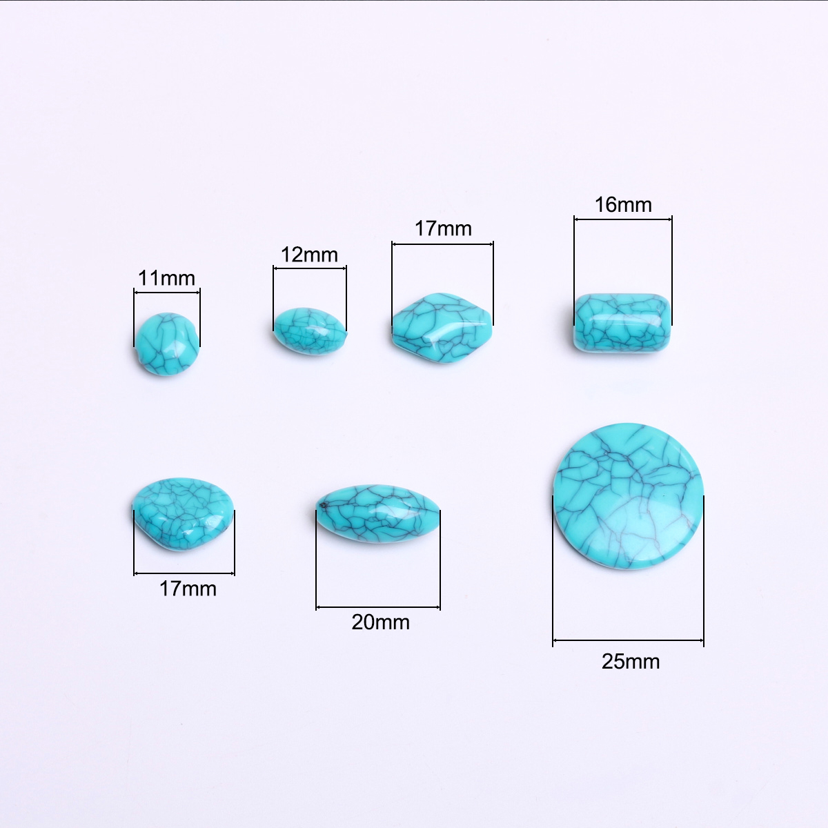 30-5 buah/tas geometris ditiru - Resin Craft Projects ulasan dan harga