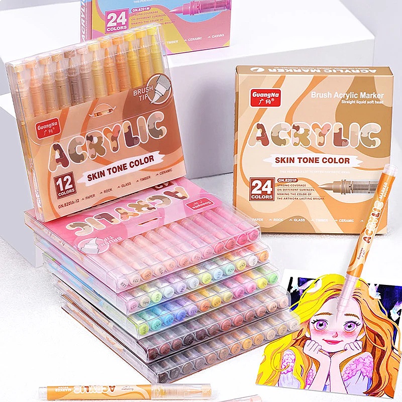 Set Pena Spidol Akrilik GuangN - Copic Marker Sketch ulasan dan harga