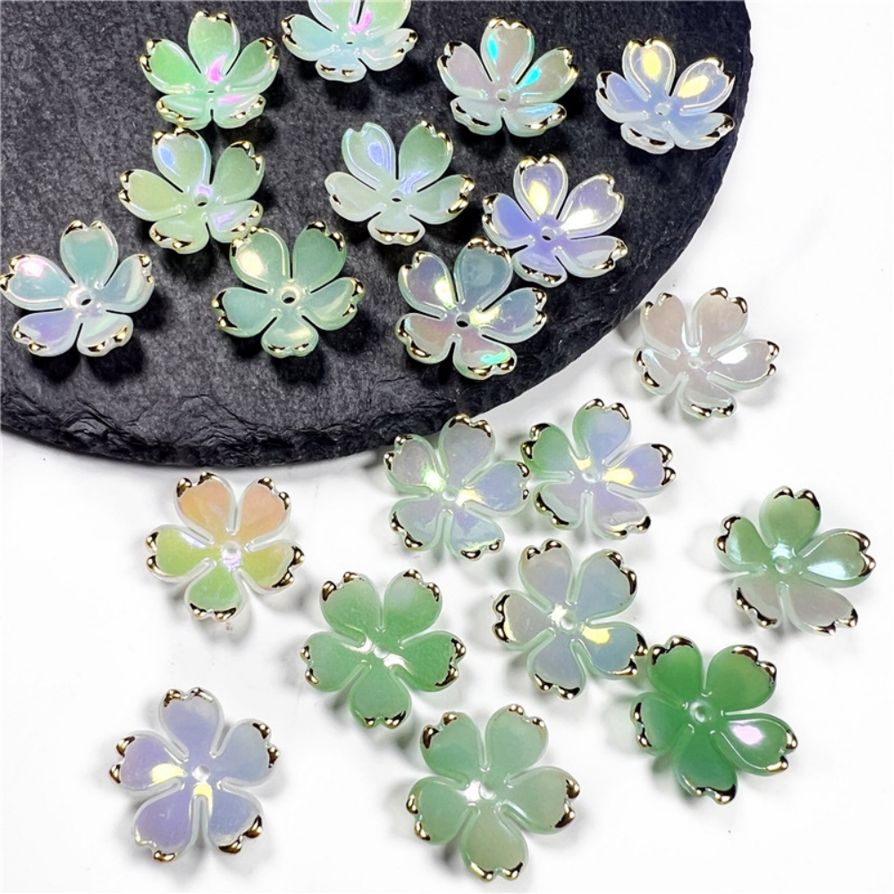 50pcs/lot 19mm Manik-manik Bun - Flower Preservation Resin ulasan dan harga