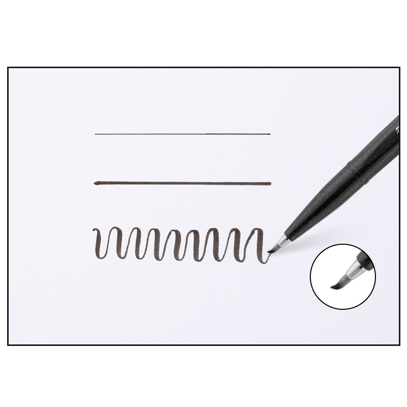 PENTEL Pena Tanda Kuas Sentuh  - Pentel Pen Sign Pen ulasan dan harga