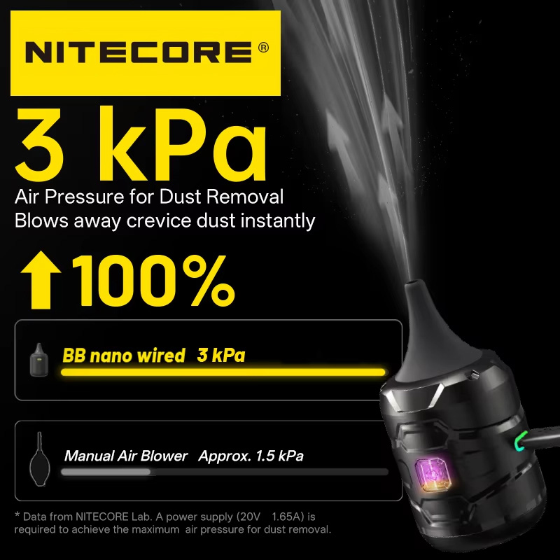 NITECORE BB nano Penyedot Debu - Vacuum Chamber Small ulasan dan harga