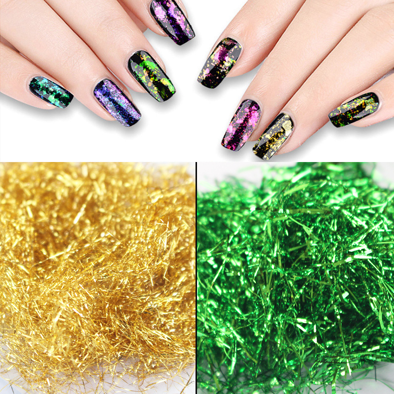 Botol Logam Paduan Glitter Ema - Gold Foil Flakes ulasan dan harga