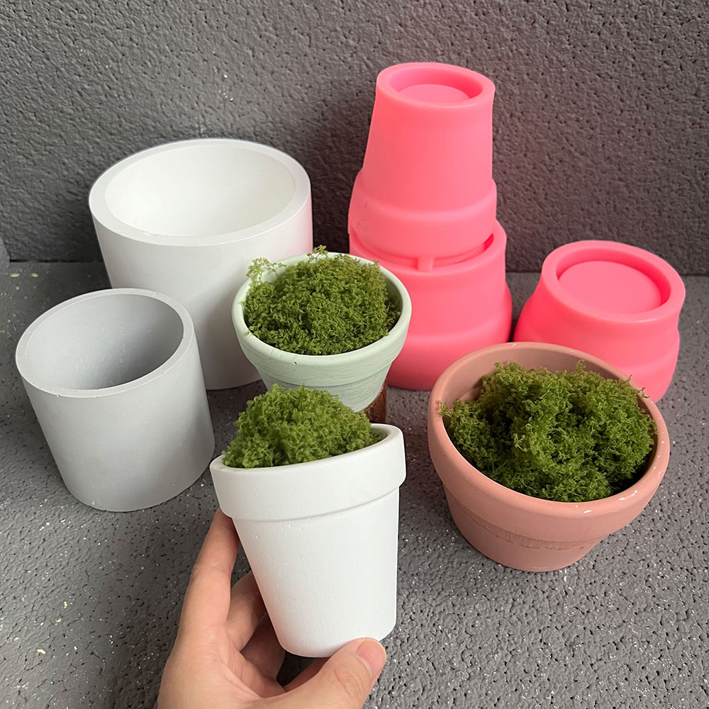 Besar Pot tanaman beton cetaka - Coaster Mold Round ulasan dan harga