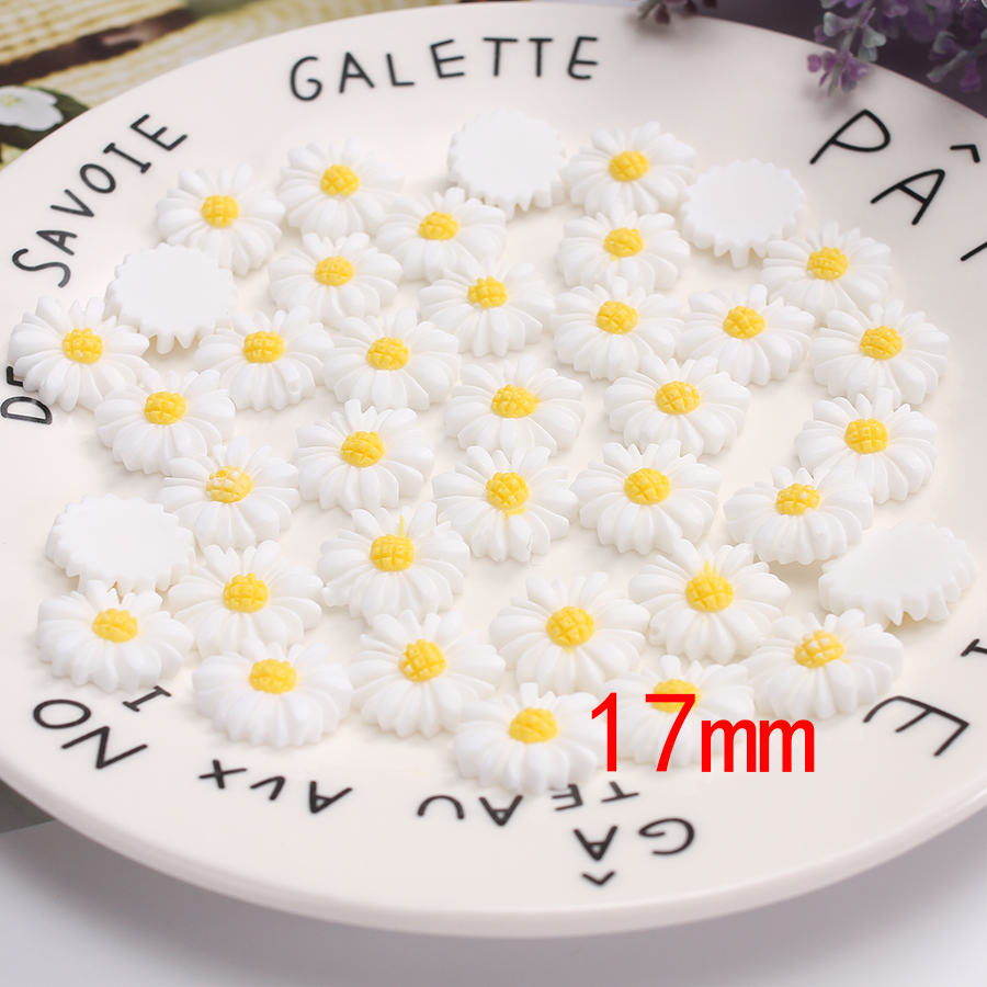 50 buah/Lot 9 mm-22 mm putih d - Flower Preservation Resin ulasan dan harga