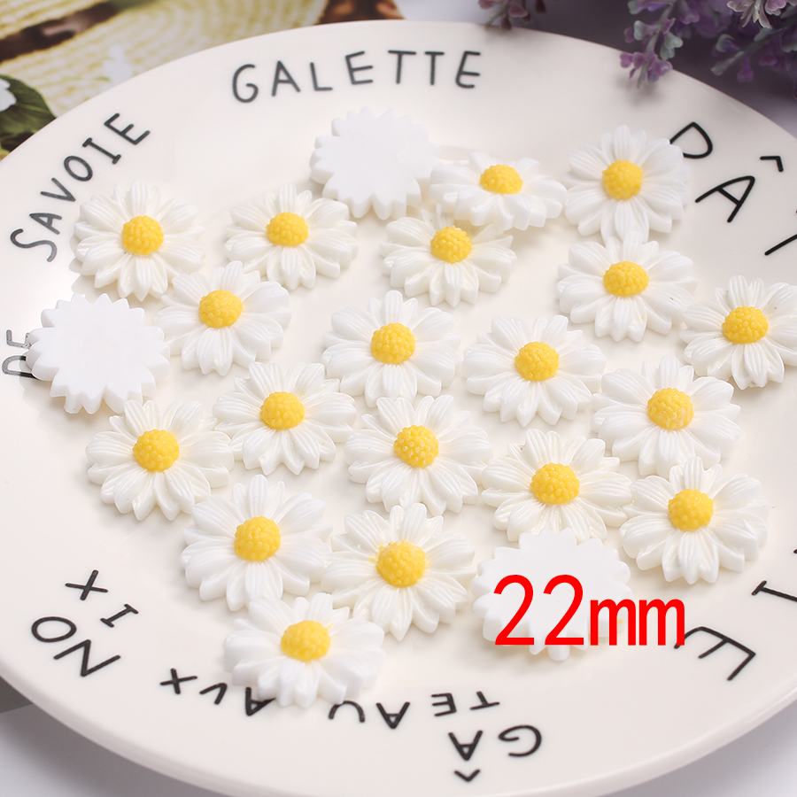 50 buah/Lot 9 mm-22 mm putih d - Flower Preservation Resin ulasan dan harga